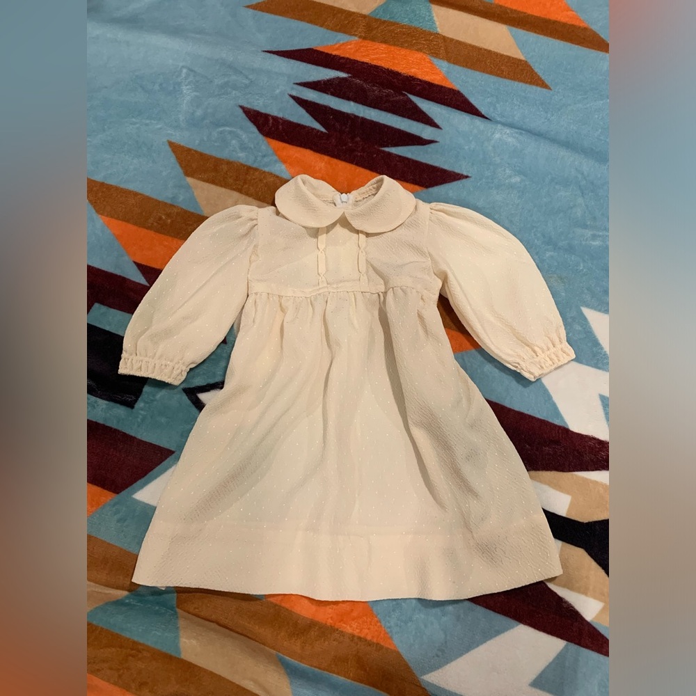 Baby Girl Peter Pan Collar Dress Size 6-12 months